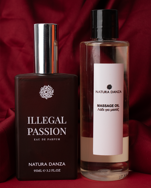 Σετ με άρωμα Ξυλώδες και Unisex ILLEGAL PASSION Άρωμα και Λάδι Σώματος - NATURADANZA