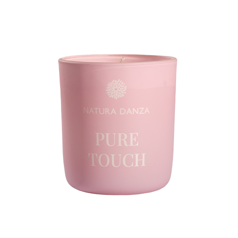 Κερί Pure Touch από τη Natura Danza – αρωματικό κερί με πούδρινο άρωμα καθαριότητας και φροντίδας