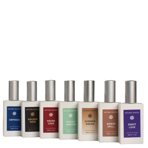 Συλλογή αρωμάτων NATURA DANZA με σειρές Pure Touch, Sweet Love, Summer Dream & άλλα. Γυναικεία και unisex perfumes με πολυτέλεια και διάρκεια.