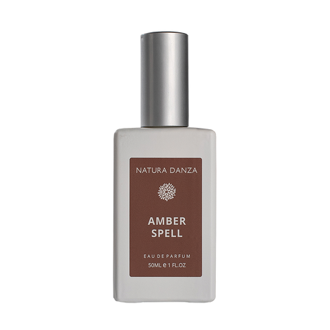 Amber Spell Eau de Parfum NATURA DANZA unisex άρωμα με αχλάδι, ylang, μέλι, tonka και κεχριμπάρι