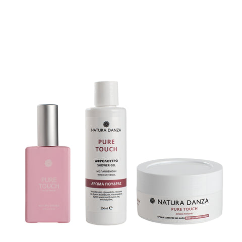 Σετ Πούδρας, PURE TOUCH - Άρωμα, Αφρόλουτρο & Κρέμα Σώματος
