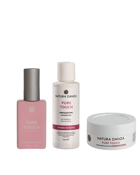 Σετ Πούδρας, PURE TOUCH - Άρωμα, Αφρόλουτρο & Κρέμα Σώματος