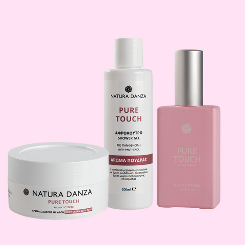 Σετ Πούδρας, PURE TOUCH - Άρωμα, Αφρόλουτρο & Κρέμα Σώματος